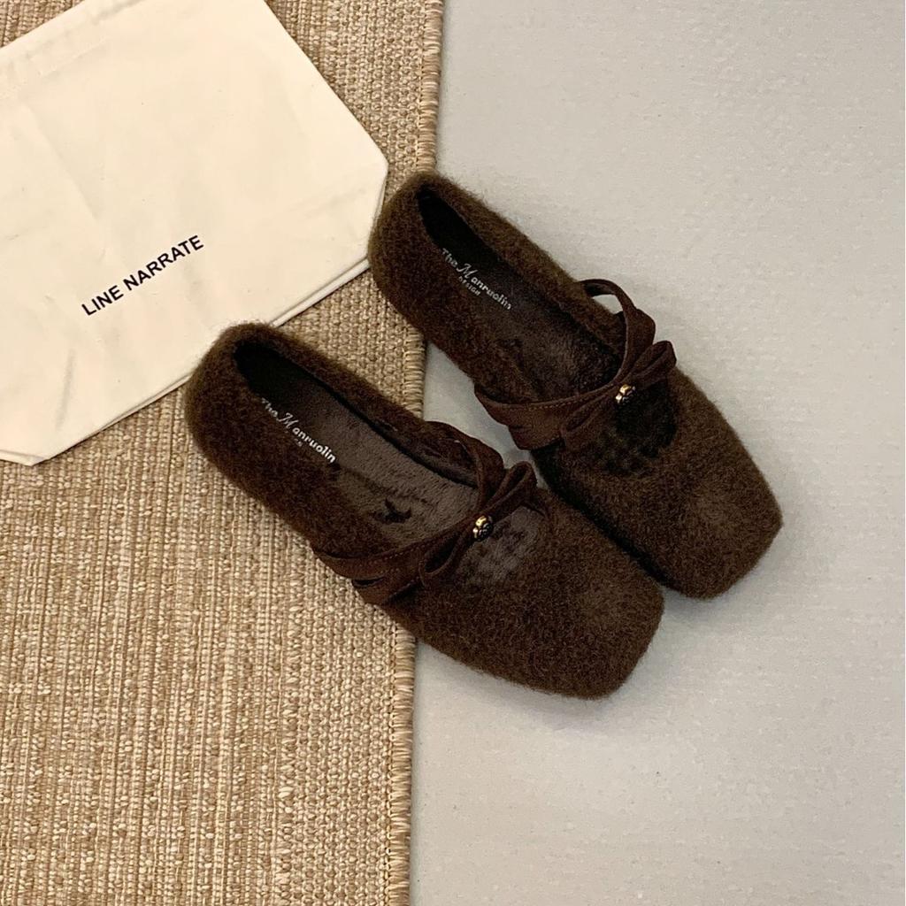 2025 Autumn New Pointed Head with Bow Inner Height Commuting Temperament Women's Single Shoes