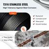 T316 Stainless Steel Cable 1/8" 7x7 Steel Wire Rope Cable 500FT Cable Railing Transport Wire Rope Cable for Railing Decking DIY Balustrade