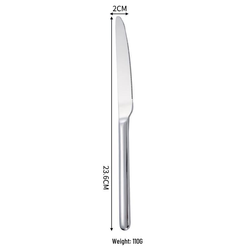 Ru Han European Style Stainless Steel Dinner Knife Set