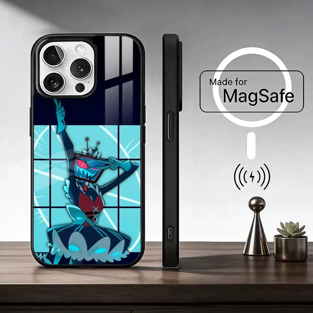 C-Cartoon h-Hazbin Vox H-Hotel Phone Case For iPhone17,16,15,14,13,12,11 Plus,Pro Max Magnetic For Magsafe Wireless Charging