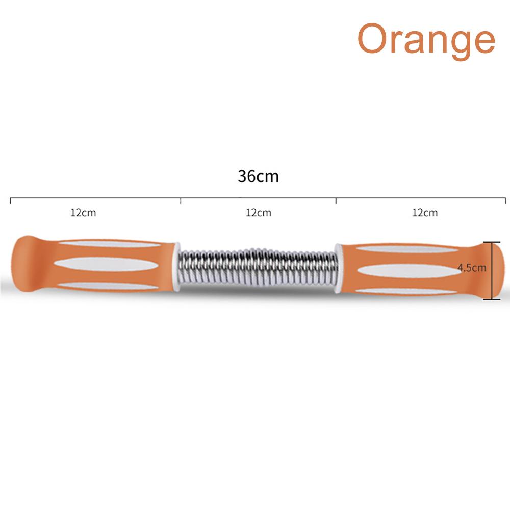 

Пружинная рукоятка, тренировочная штанга для мышц рук, бицепс, трицепс, грудная мышца, эспандер для спортзала, бодибилдинг, фитнес-оборудование оранжевый