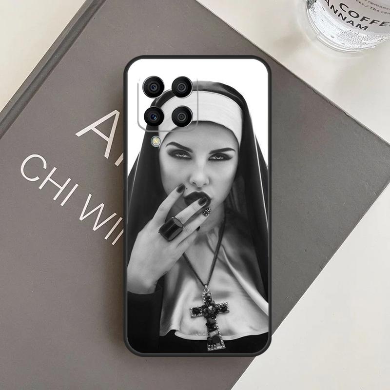 Sister Nun Case For Samsung Galaxy M11 M21 M31 M20 M23 M54 M14 M34 M13 M52 M32 M12 M16 M36 M56 M15 M55