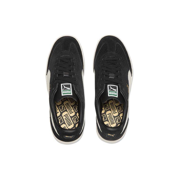 PUMA Liga Suede Perf Unisex Low Top Skate Shoes Black White 364932-01
