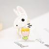 Spezielle Acryl Tier Cartoon Brosche Anime Kaninchen Form für Frauen Kinder Kleid Hut Hijab Pin