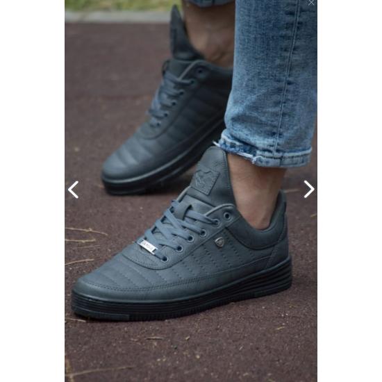 07 Füme Dikişli Unisex Spor Ayakkabı