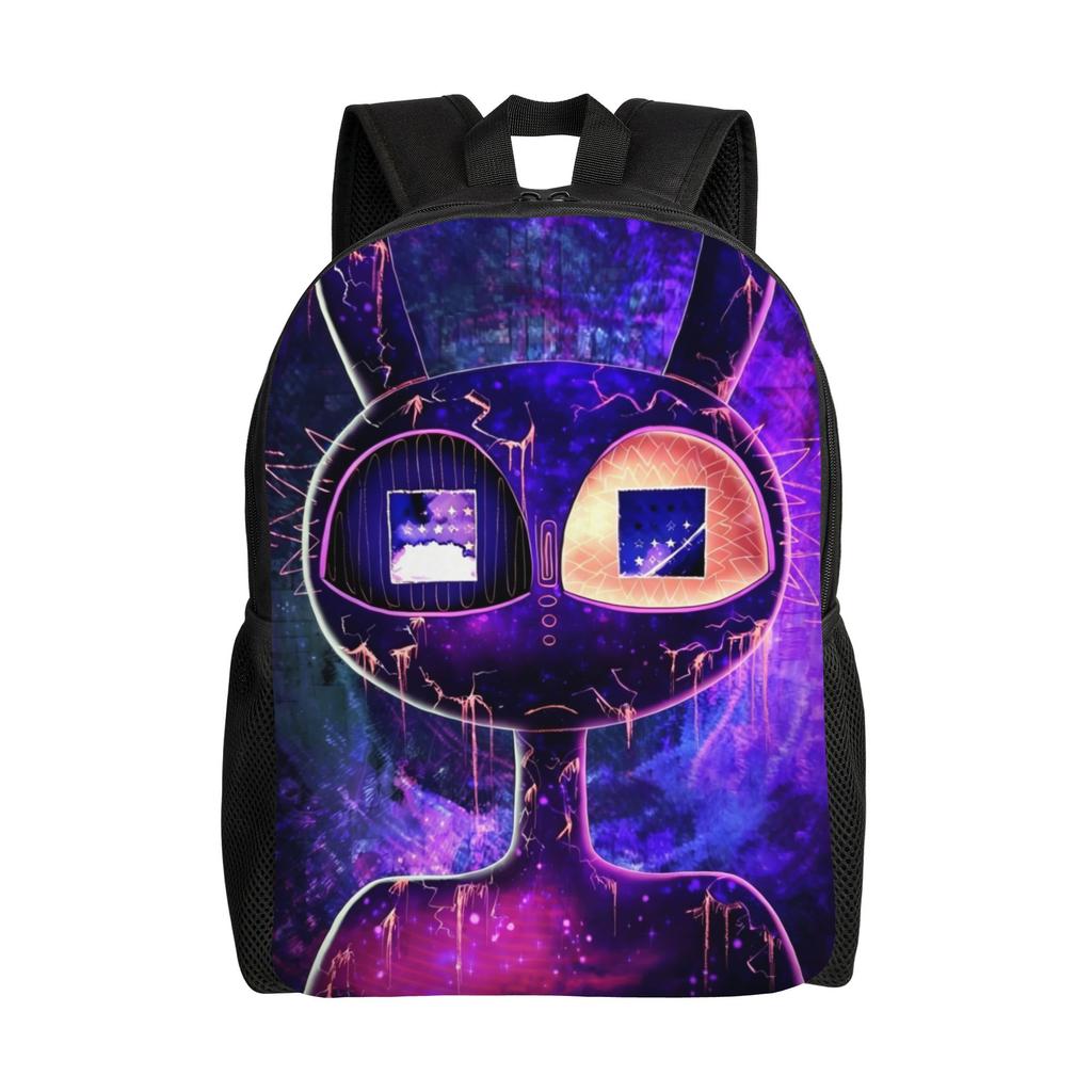 J-Jaxs Purple Rabbit Backpack for Men Women Fashion High School Hiking Travel Daypack  Laptop Computer Shoulder Bag Outdoor