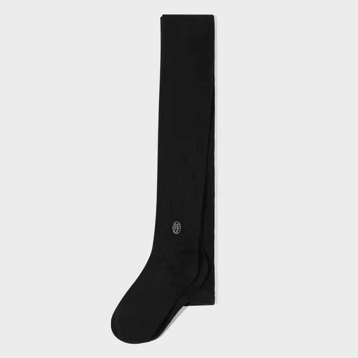 W CIRCLE LOGO TIGHTS black