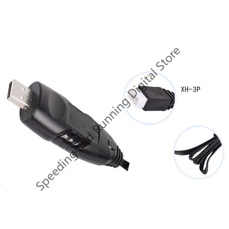 7.4v Charger 2000mA /1000mA/500mA XH-3P 2S Lipo Li-ion Batteries Electric RC Toys Car Drone 7.4V Universal USB Charging Cable