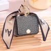Shiny Diamond Mini Coin Purse Key Chain Lipstick Bag with Flap Storage Bag Portable Travel Makeup Bag Earphone Bag Mom Gift