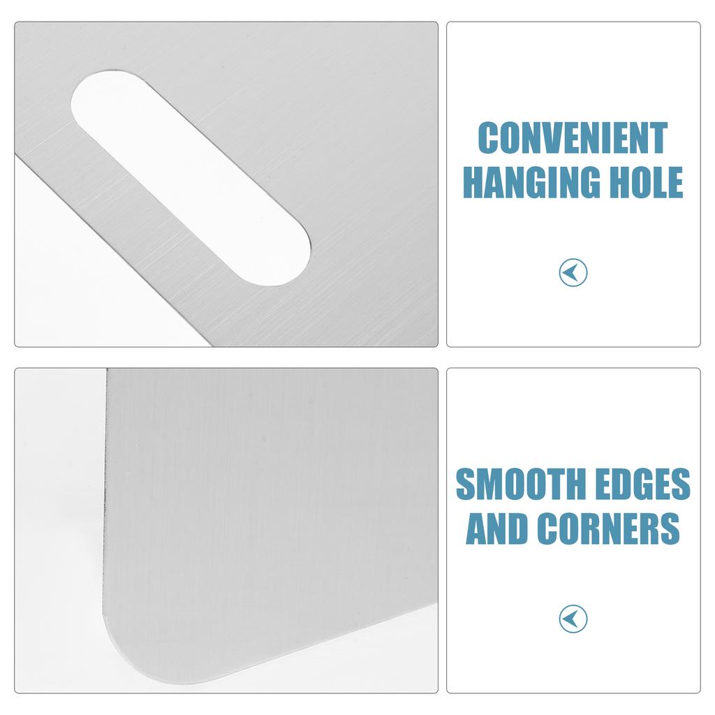 Kleine Schneidebrett Edelstahl Boards Fleisch Kinder Hacken Käse Obst Kind