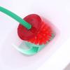 1pcs Red Toilet Brush Creative Lovely Cherry Shape Lavatory Toilet Brush Holder Set Toilet Holder Bathroom Accessories