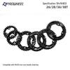 Prowheel 10/11-Speed Mountain Bike Crankset with Hollow Design and 26T/36T/38T Chainring for Bicycle Repair.