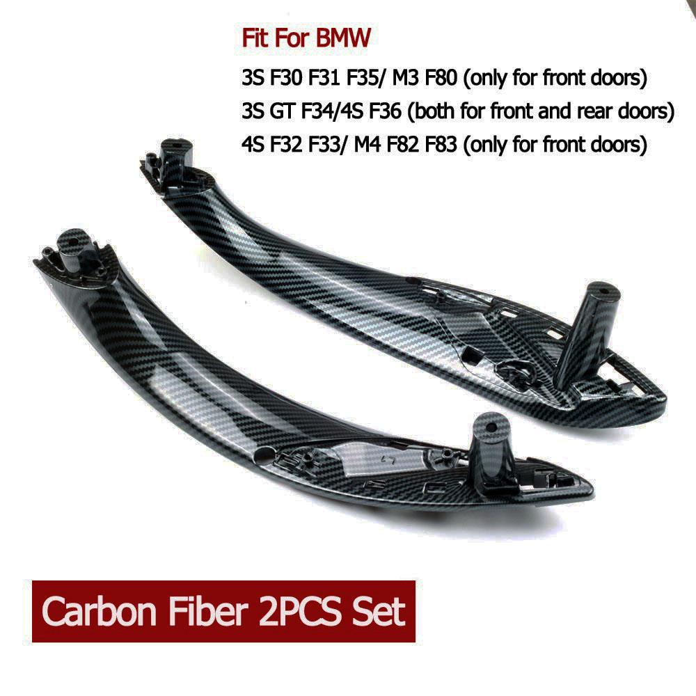 For BMW F30 F35 3 Series 2012-2019 Black Internal Inner Door Panel Pull Handle Replacement for Car Interior Door Accessories