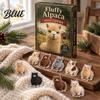 Desktop Decorative Ornaments with 24 24-Day Christmas Calendar 2026 Alpaca Advent Countdown Set 2D Acrylic