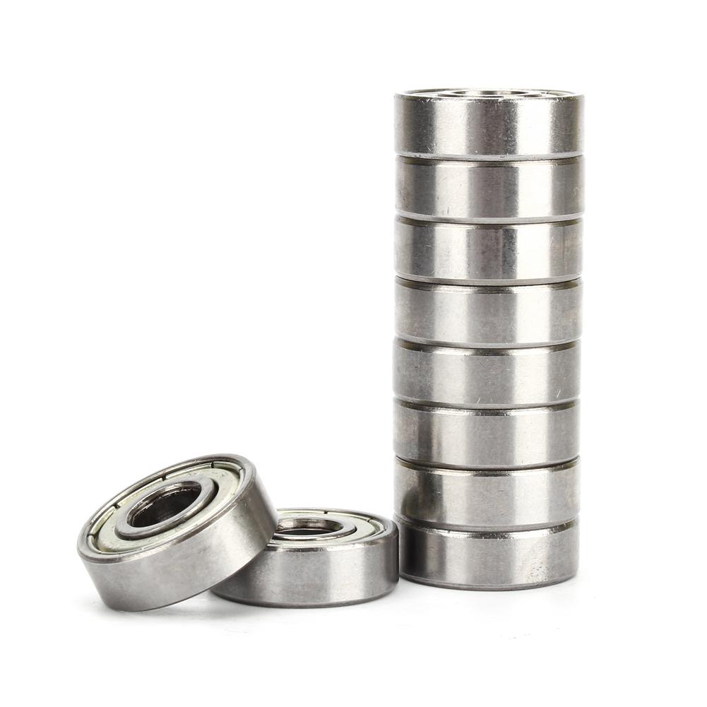 10Pcs 608ZZ Deep Groove Ball Bearings 8*22*7mm for Printer 8mm Bore
