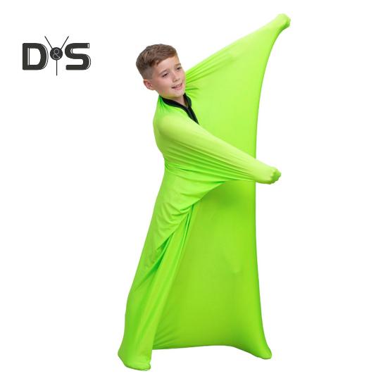 

Детские носки с динамическим движением и сенсорным эффектом для мальчиков и девочек, успокаивающие носки для тела, снимающие беспокойство и стресс, детские носки-обертывания для всего тела, успокаивающее терапевтическое одеяло M флуоресцентный зеленый