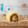 Warm Hamster Cotton Mat Foldable Pet Cave Nest Plush Small Pet Sleeping House  Autumn Winter