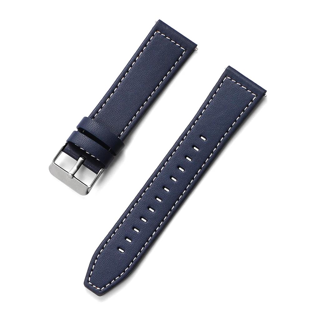 Leather 22mm 20mm Strap for HUAWEI WATCH GT 5 4 46mm WATCH 4 Pro GT 3 GT2 Pro 42mm Bud Band Watchband Soft Replacement Wristband