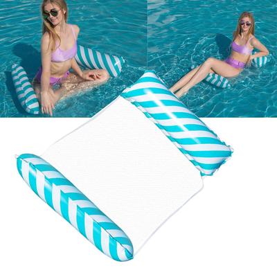 Float Ring for Adults, Water Bed, Hammock, Beach Board, Strong Buoyancy, Foldable, Perfect for the Beach, Summer Vacation, Pool Parties, Swimming,