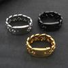 24MM Schweres 316L Edelstahlarmband für Herren Glänzende Goldfarbe Spezielle kubanische Kette Schmuck Personalisierbare Accessoires