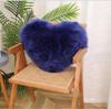 Heart-Shaped Imitation Wool Plush Cushion Pillow 