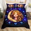 Constellation Taurus Three-Piece Quilt Cover 3D Digital Printing Bedding Set Bed Cover