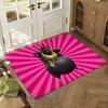 Funny B-Biggie Cheese Cartoon Floor Mat Soft Thickened Absorbent Non-Slip Bedroom Living Room Door Mat Home Decor Flannel Rugs