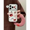 High-End Ink Splash Tomato Case for iPhone 16/17 Pro Max