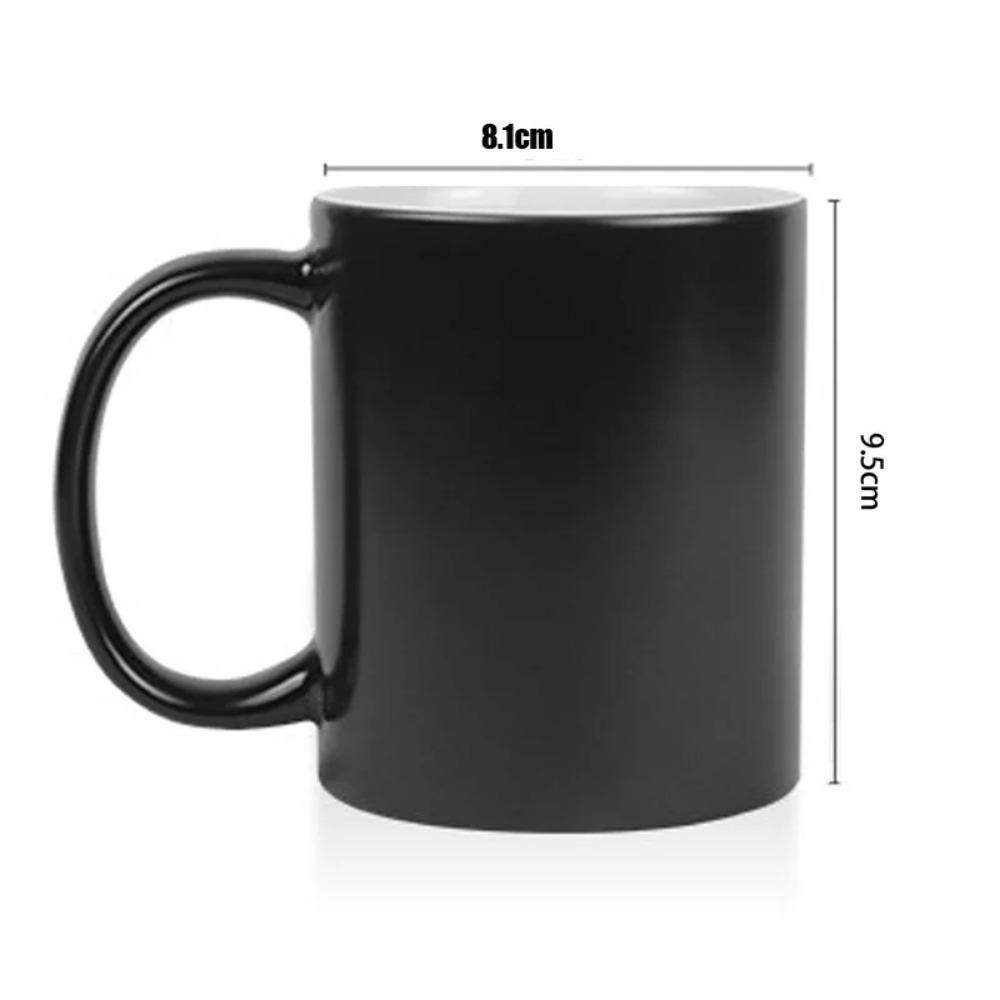 Tiger Ceramic Color Changing Coffee Mugs, Magic Tea Cup, Super Gift, Novelty, Animal, Funny, 330ml