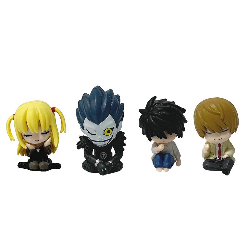 Aixlan Death Note Figure Yagami Light 4Cm Misamisa Rem Pvc Action Figure Amine Birthday Gift Collectible Figurine