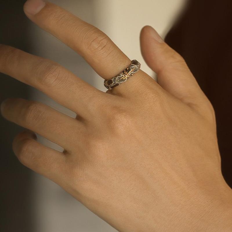 Inele Vintage cu Piatră a Dorințelor Designuri Elegante Simbolizând Angajamentul și Urări Frumoase pentru Ținutele Femeilor la Modă