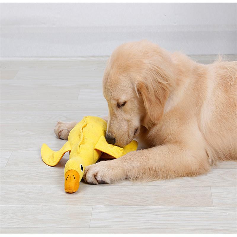 Duck Food Leakage Sniffing Toys, Dog Toys for Food Intelligence Training, Interactive Play Plush Pet Supplies,Dog Toys for Food Intelligence Training