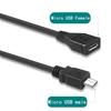 Micro USB TypeB 5Pin Male to Female Extension Cable Power Supply Wire Charging Cable Full Pin Connector Accessories
