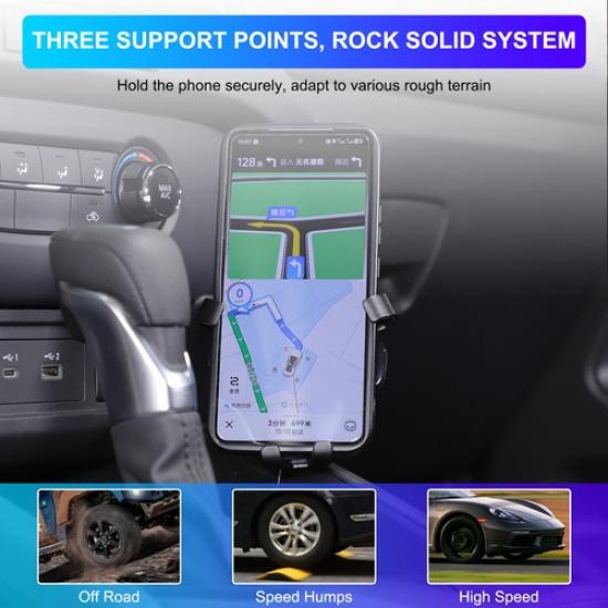 Center Console Handle Mobile Phone Bracket Holder For Nissan Frontier +