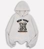 New York City Basketball Brooklyn Design Man Hoodies Casual Commuter Hoody Loose Autumn Long Sleeve Fleece Unisex Basics Clothes
