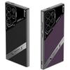 Original Leather Shockproof Phone Cover For Samsung Galaxy S23 S24 S25 Ultra 5G Luxury Hard PC S24Ultra S25Ultra Protection Case