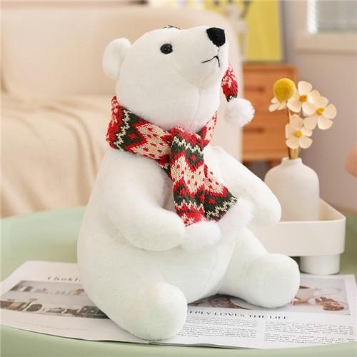 

Plush Arctic Animal Toy Christmas Special Short Hair Children Holiday Present Colorful,45cm