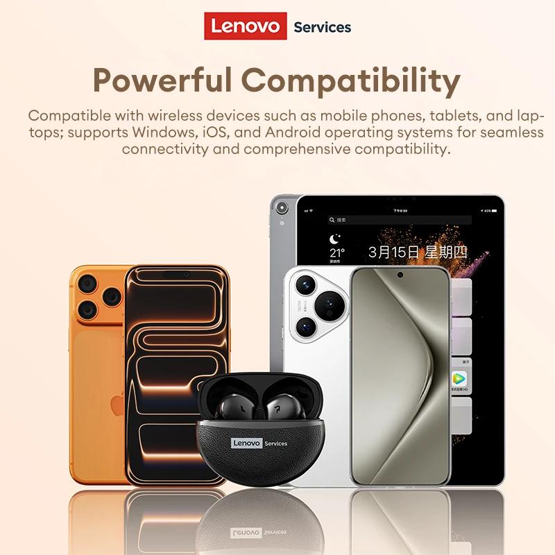 Original Lenovo LE223 Gaming Wireless Bluetooth 6.0 Headphones HiFi Stereo Sound Earbuds 30H Battery Life Waterproof Sport Earphones