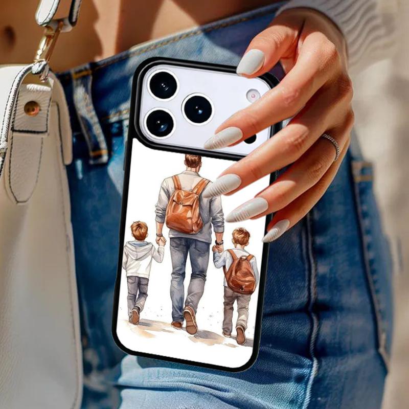 Super Mom Baby Girl Boy Phone Case For iPhone 17 Air 14 15 13 12 Max Cover For Apple 16e 11 Pro Max Plus Coque