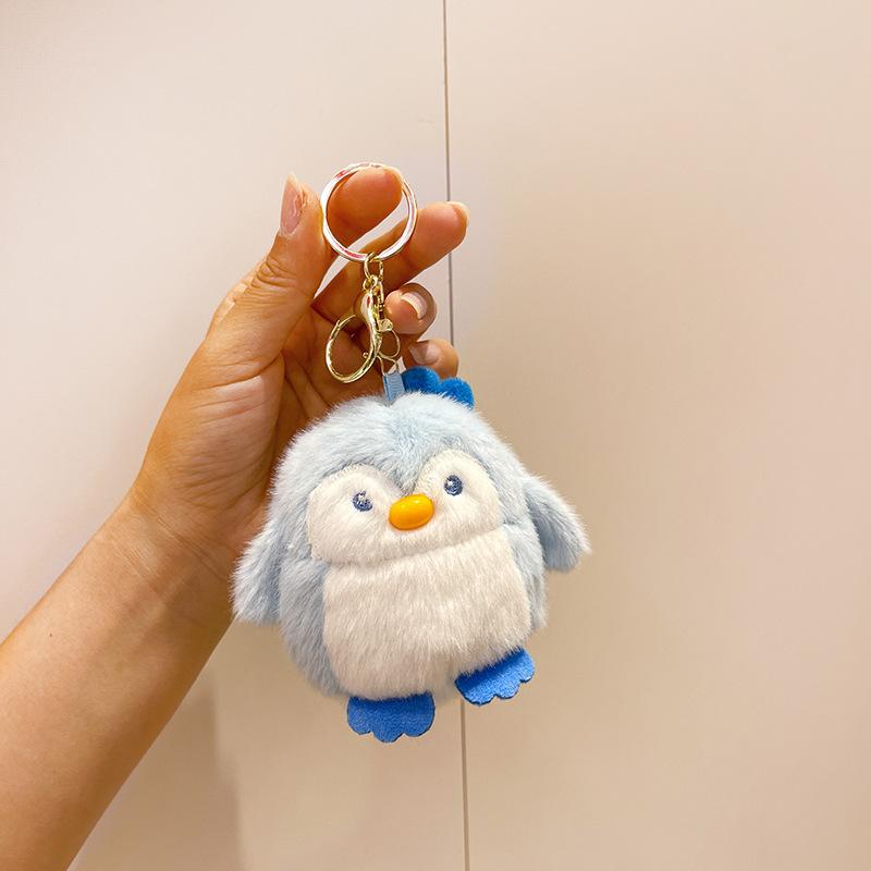 Cartoon 4-inch Pendant Keychain Atmosphere Doll Cute Rabbit Backpack Accessories Grab Machine Doll Boutique