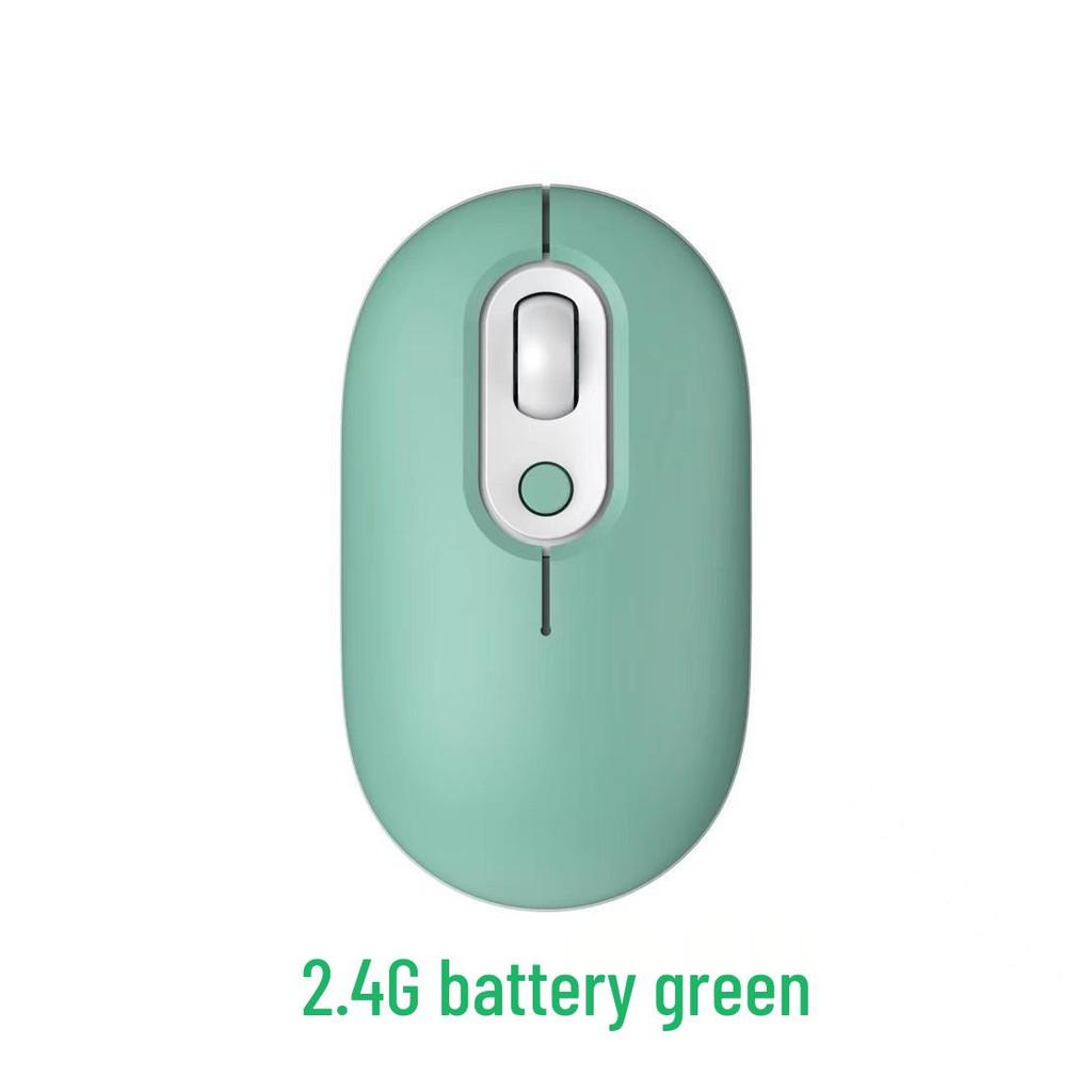 Silent Dual-Mode Luminous Wireless Mouse - Multi-Color Gift for Office & Gaming