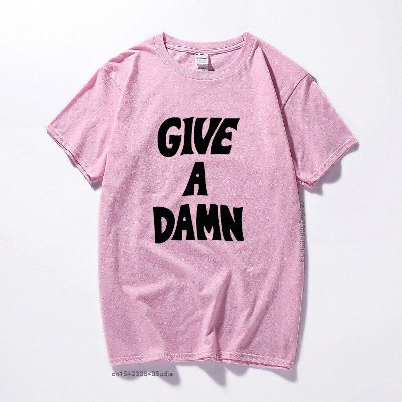 Give A Damn As Worn By Alex Turner T-Shirt Premium Cotton Music Top Camisetas Hombre Fashion Short Sleeves Tee Shirt