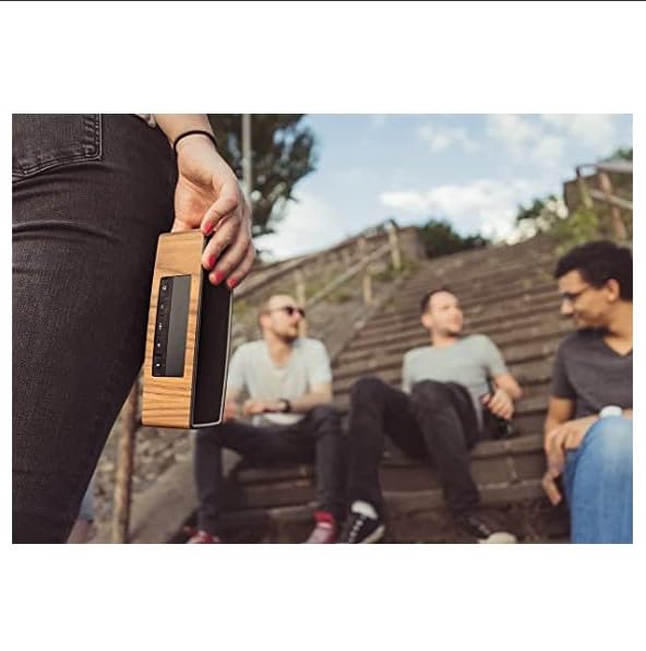 Balolo SoundLink Mini I & II Speaker Cover, Walnut Wood, Stylish Natural Wood Case, Authentic German Product