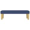 346658 vidaXL Banc Bleu 100x30x30 cm Tissu