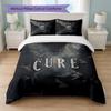 The Cure Print 3Pcs Bedding Set Duvet Cover With Two Pillowcases Soft Bed Linen For Household Bedroom