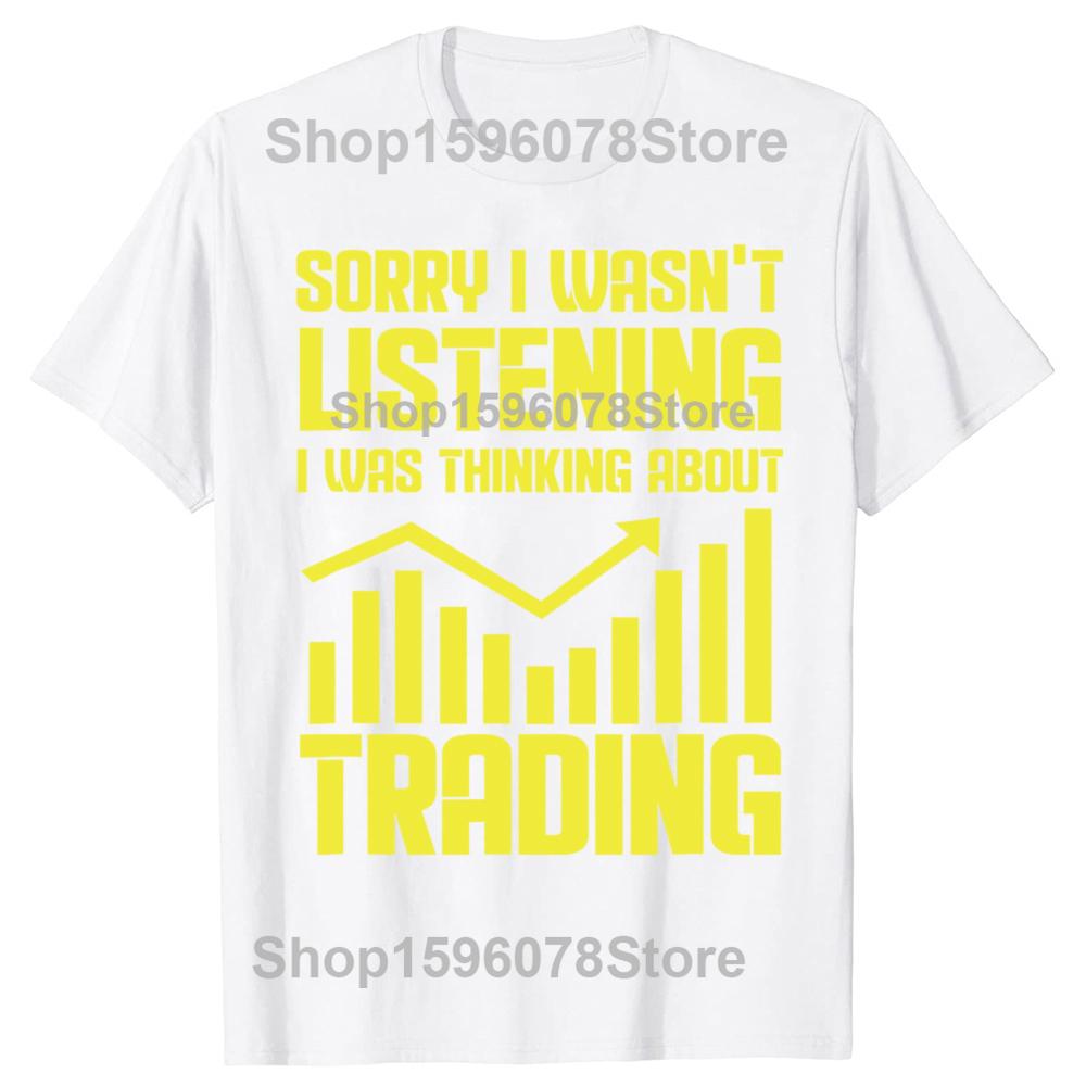 Funny Vintage Stock Market Graphic Tshirt Men Women Hip Hop Oversized T Shirt 100 Cotton Stock Trader Day Trading Tshirts