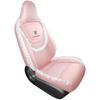 Wuling Bingo Car Seat Cushion - Four Seasons Breathable Cloth & Leather Patchwork