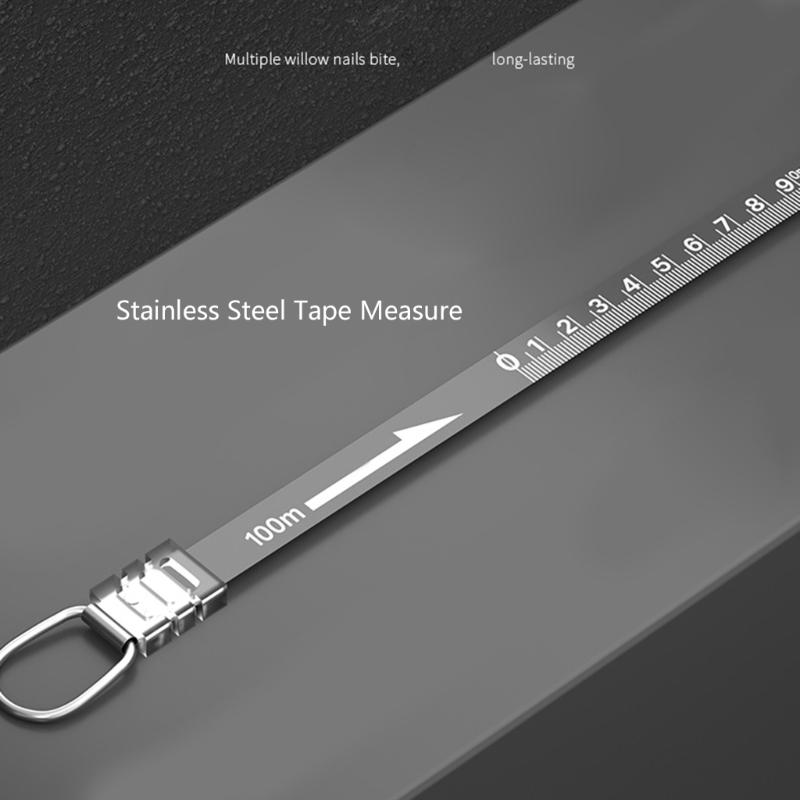 Heavy Duty Steel Frame Measuring Tape With Clear Marking For Engineering Projects 50m 100m Portable Surveying Equipment