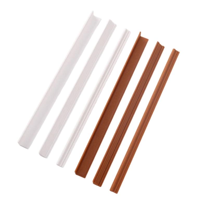 Decorative Trim Realistic Plastic Simulation Skirting Board for Dollhouses Miniature Scene Enhancing Creative Play