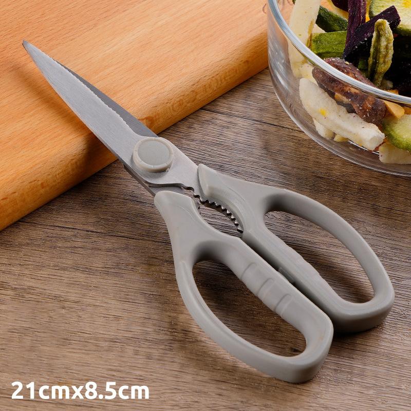 Multifunkční ostré kuchyňské nůžky z nerezové oceli, venkovní kempování, grilování, maso, kosti, kuře, řezání, domácí nůžky